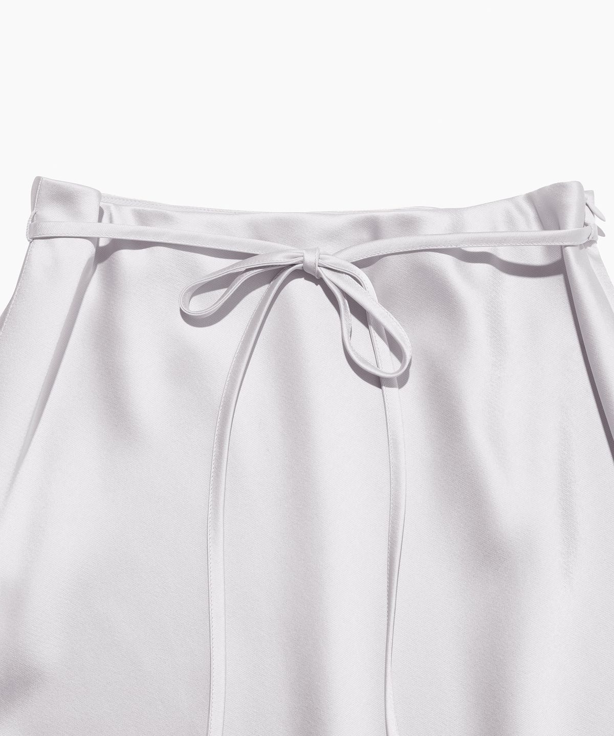 튜드먼트(TTUDEMENT) SATIN LONG SKIRT_LIGHT GREY
