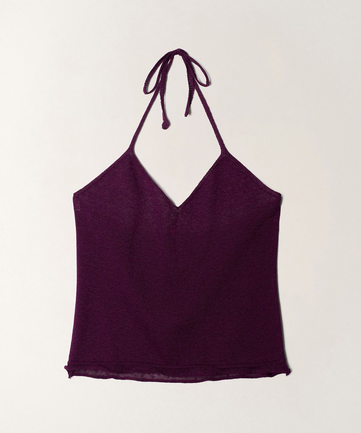 튜드먼트(TTUDEMENT) [SET] SHEER SET-UP CARDIGAN_PURPLE