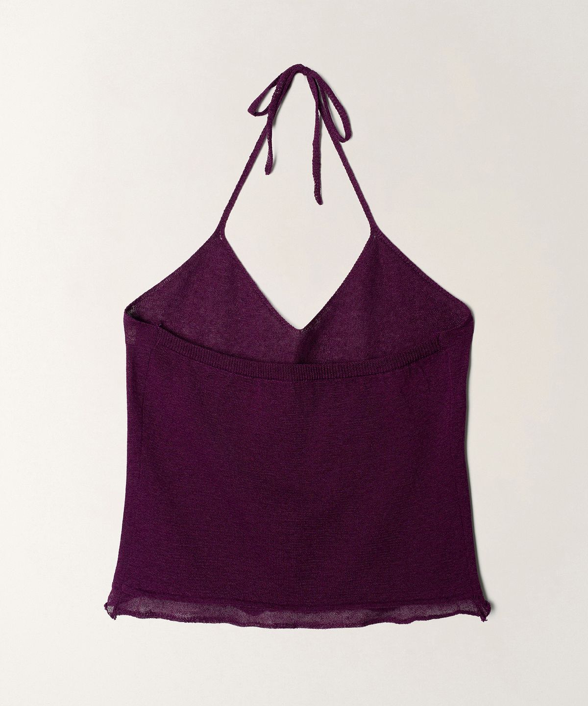 튜드먼트(TTUDEMENT) [SET] SHEER SET-UP CARDIGAN_PURPLE
