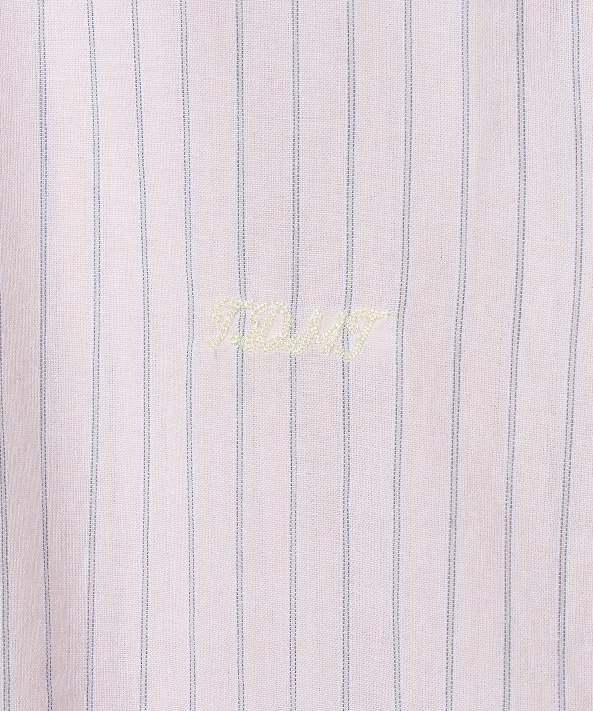 튜드먼트(TTUDEMENT) STRIPED SUMMER OVERSHIRT_PINK