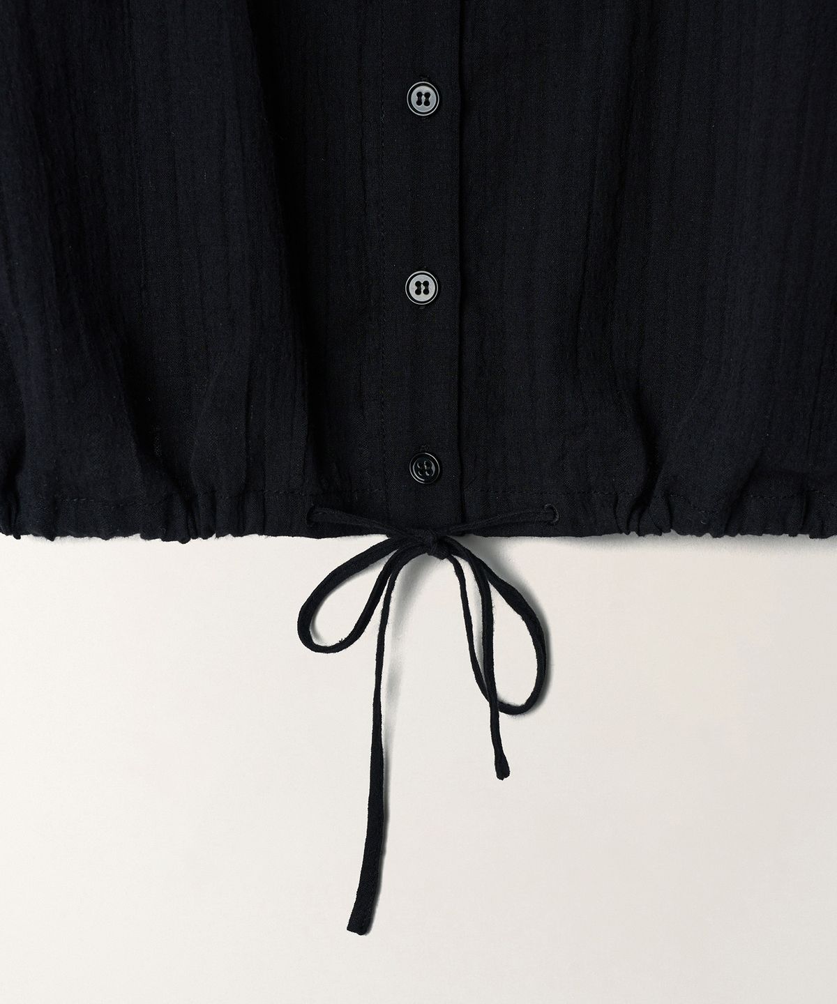 튜드먼트(TTUDEMENT) GAUZE SLEEVELESS BLOUSE_BLACK