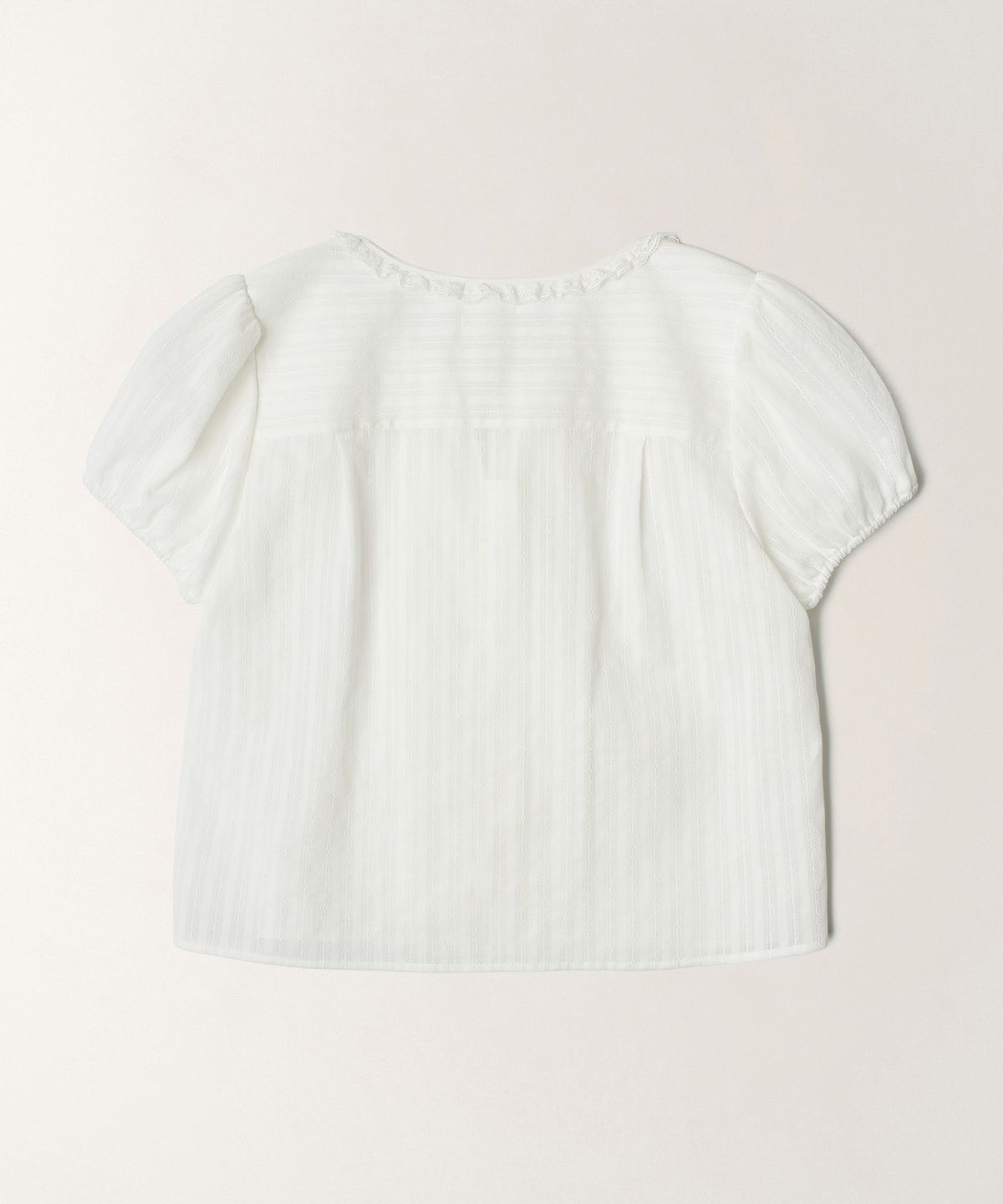 튜드먼트(TTUDEMENT) EYELET LACE PUFF BLOUSE_WHITE