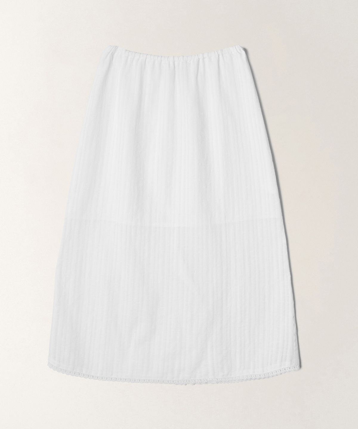 튜드먼트(TTUDEMENT) GAUZE MIDI SKIRT_WHITE