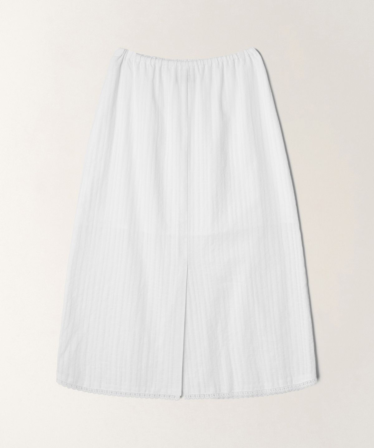 튜드먼트(TTUDEMENT) GAUZE MIDI SKIRT_WHITE