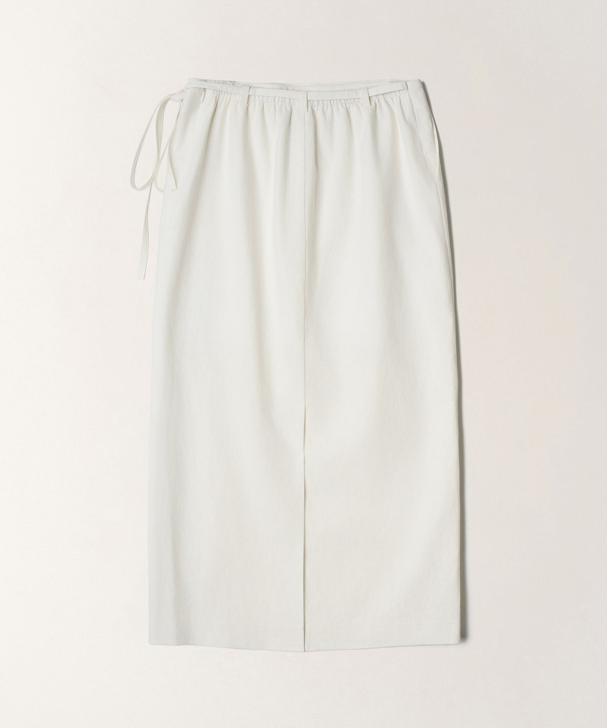 튜드먼트(TTUDEMENT) LINEN LONG SKIRT_WHITE