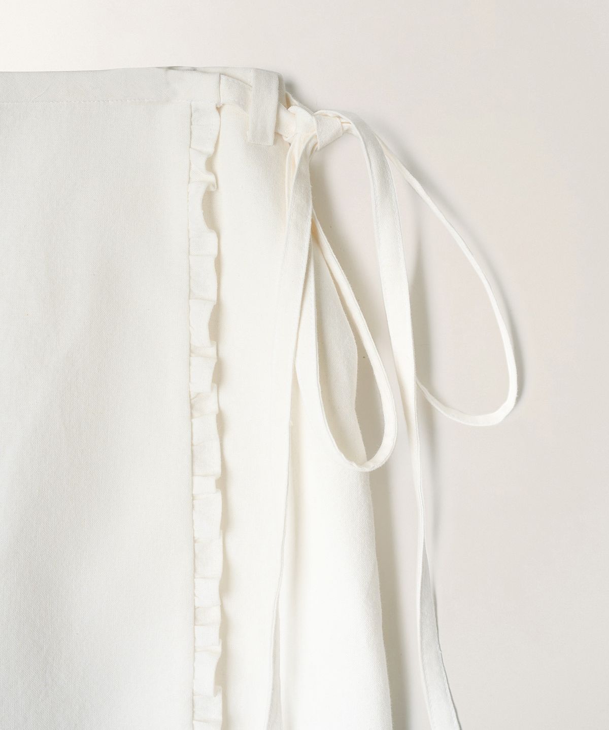 튜드먼트(TTUDEMENT) LINEN LONG SKIRT_WHITE