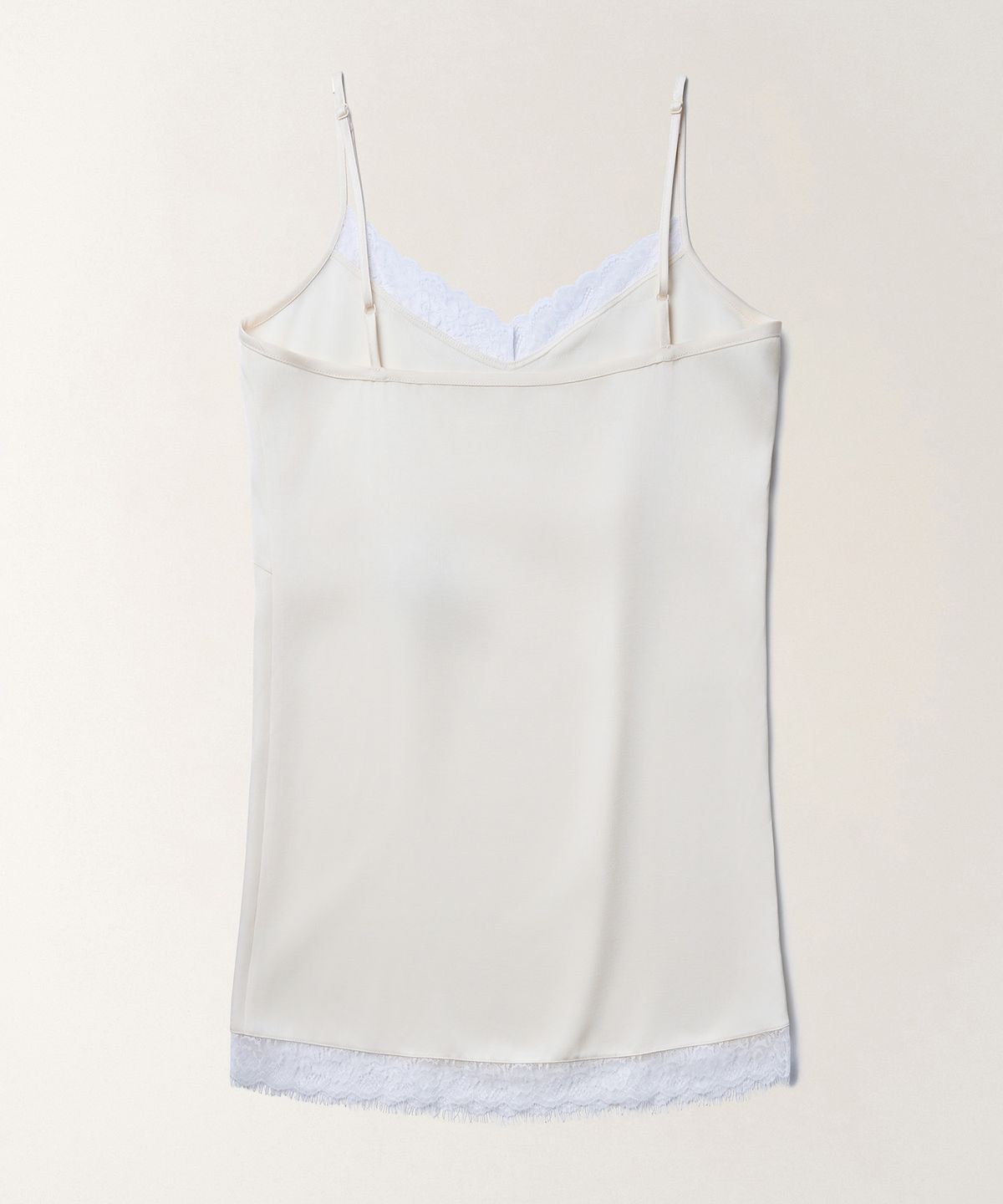 튜드먼트(TTUDEMENT) SATIN LACE SLIP DRESS_CREAM