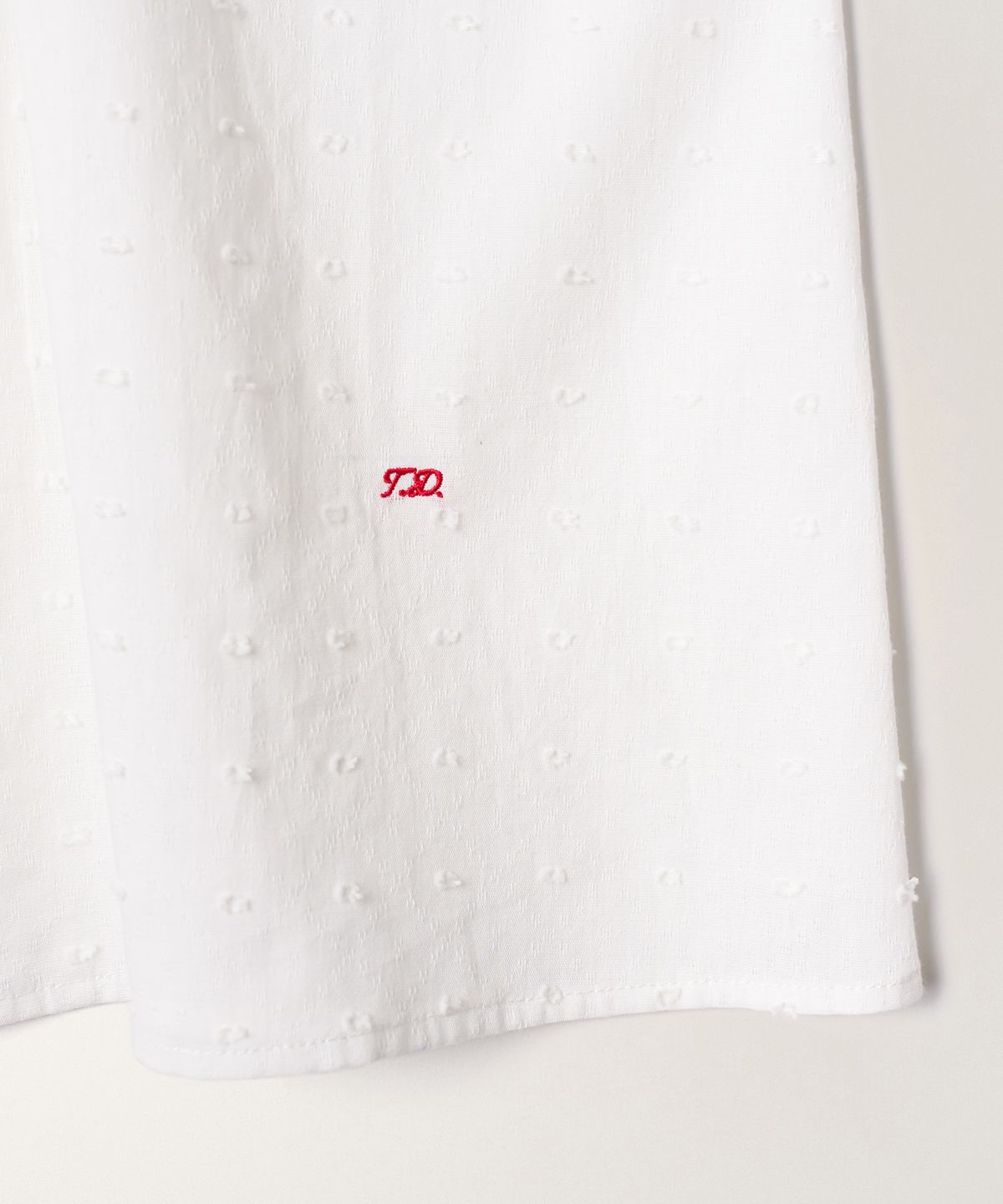 튜드먼트(TTUDEMENT) POLKA DOT MINI DRESS_WHITE