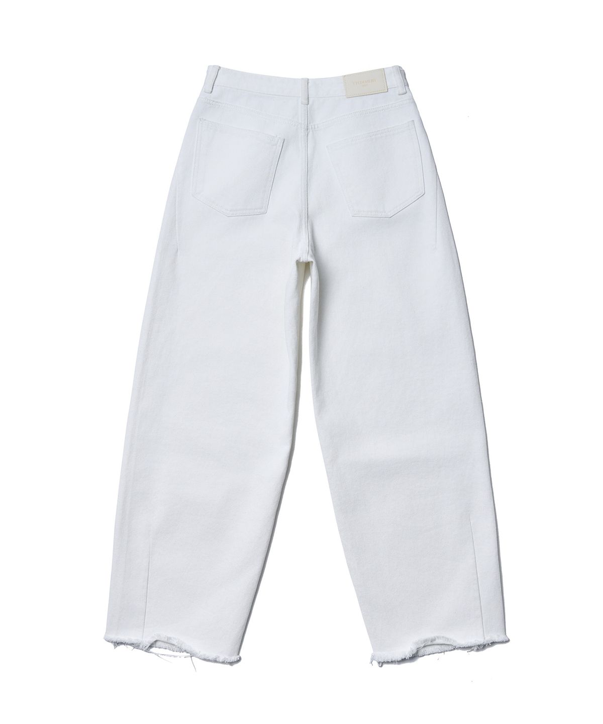 튜드먼트(TTUDEMENT) BARREL DENIM PANTS_WHITE