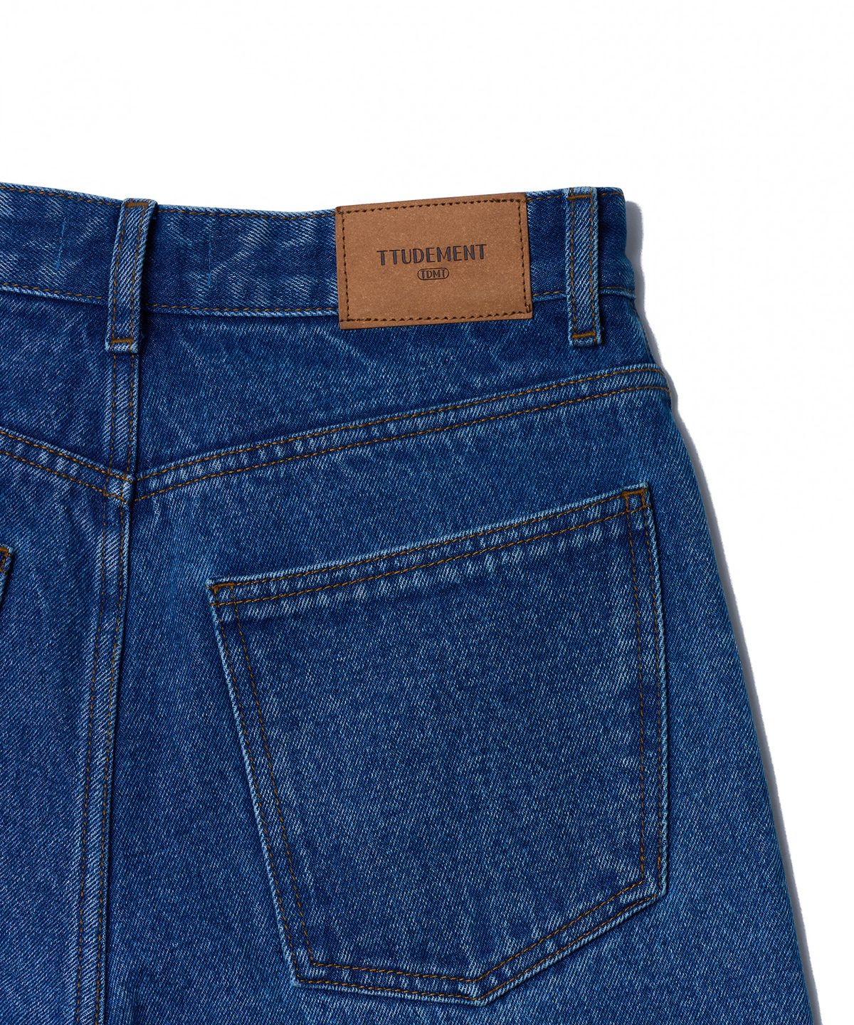 튜드먼트(TTUDEMENT) BARREL DENIM PANTS_BLUE