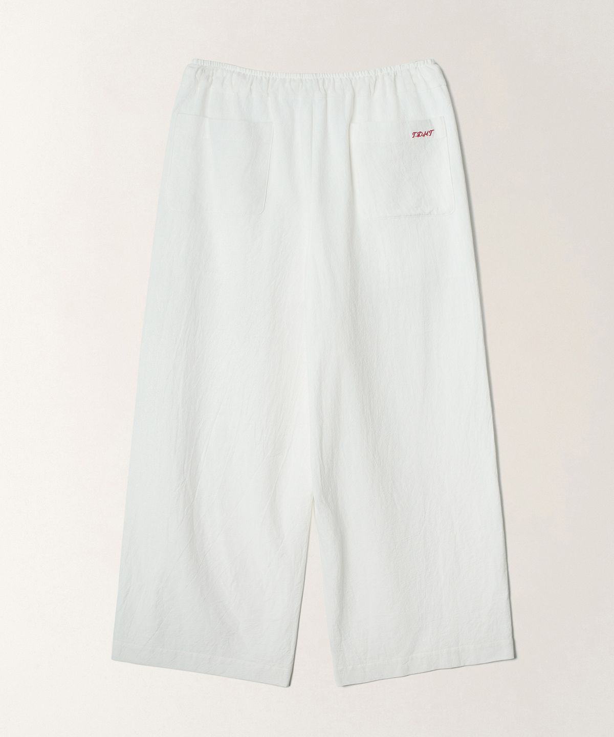 튜드먼트(TTUDEMENT) RELAXED WIDE PANTS_WHITE