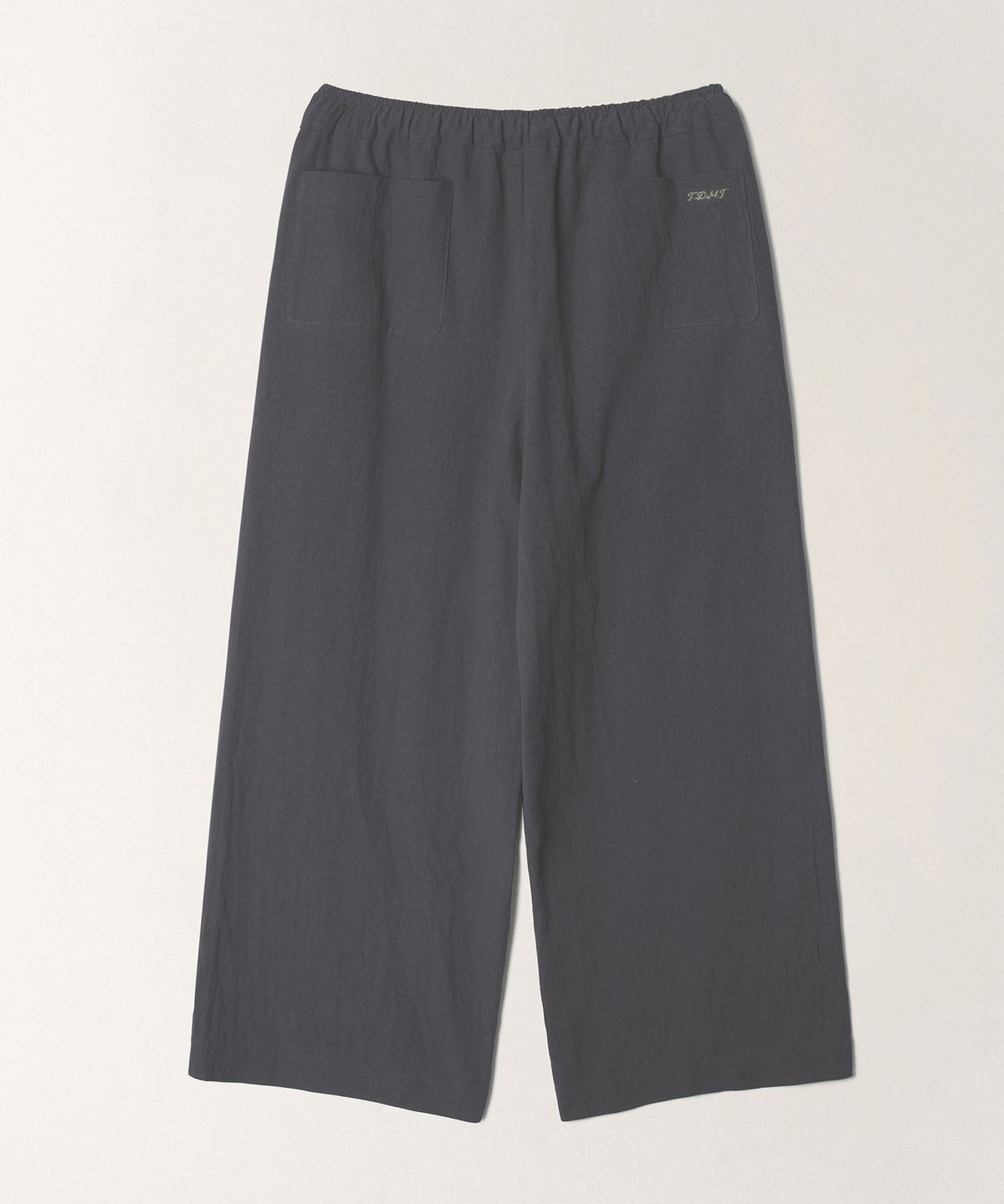 튜드먼트(TTUDEMENT) RELAXED WIDE PANTS_CHARCOAL