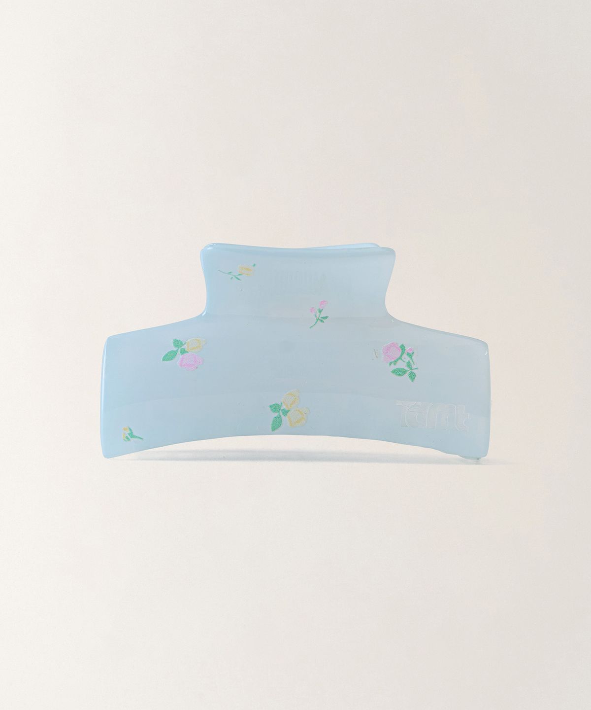 튜드먼트(TTUDEMENT) FLORAL PATTERN HAIR CLIP_LIGHT BLUE