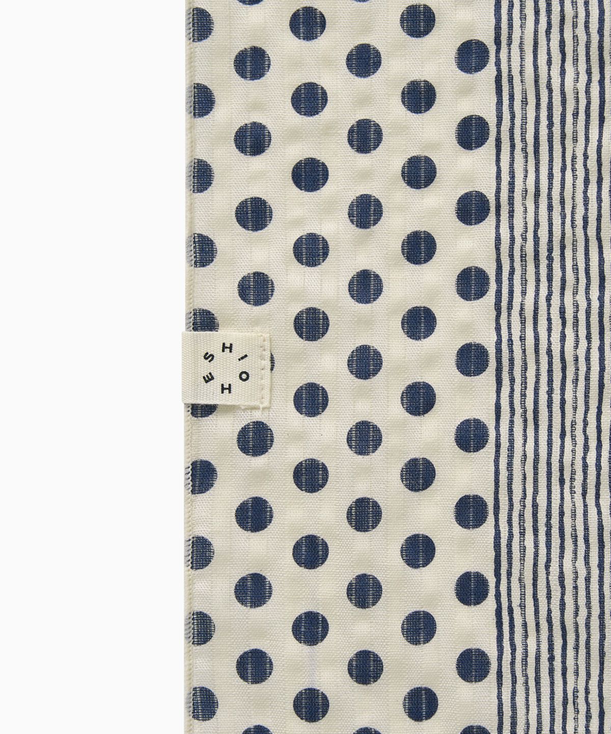 오헤시오(OHESHIO) DOT SHEER POINT SCARF, IVORY