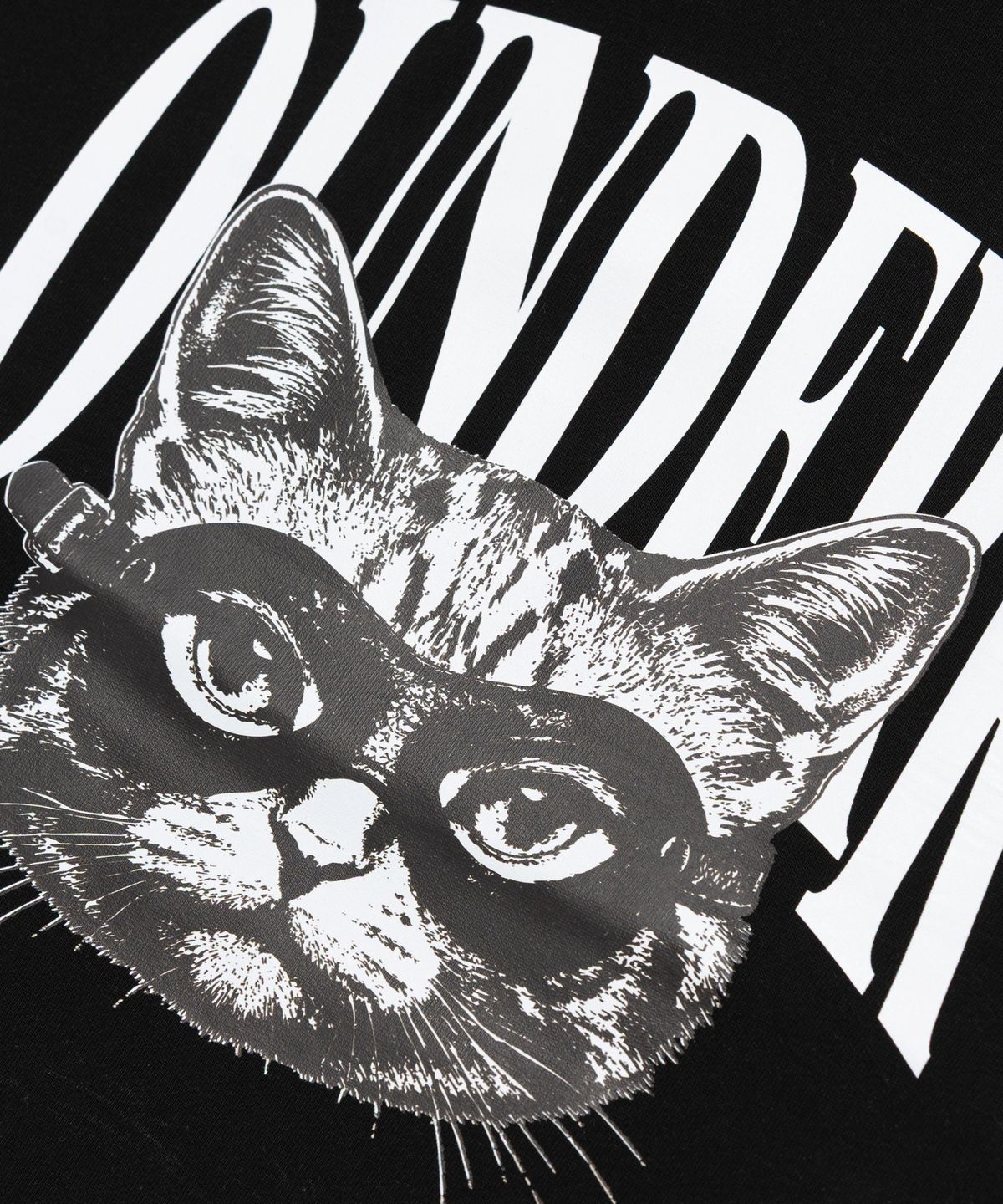 오언더알(OUNDERR) RIDER UNDER CAT 반팔 티셔츠 (블랙)