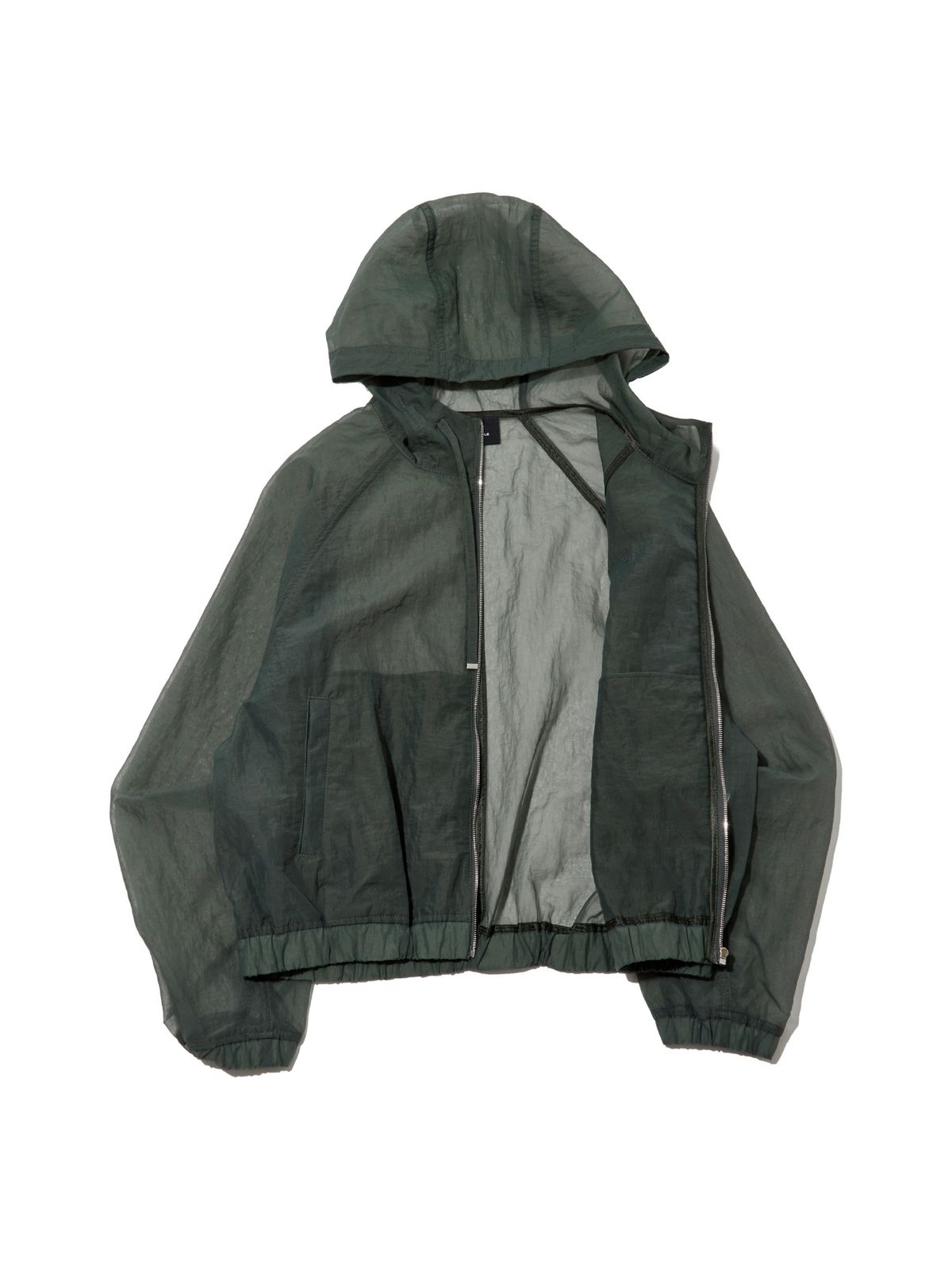 와이드앵글(WIDEANGLE) CO 윈드스루 루즈핏 후디 자켓 L_Dark Green