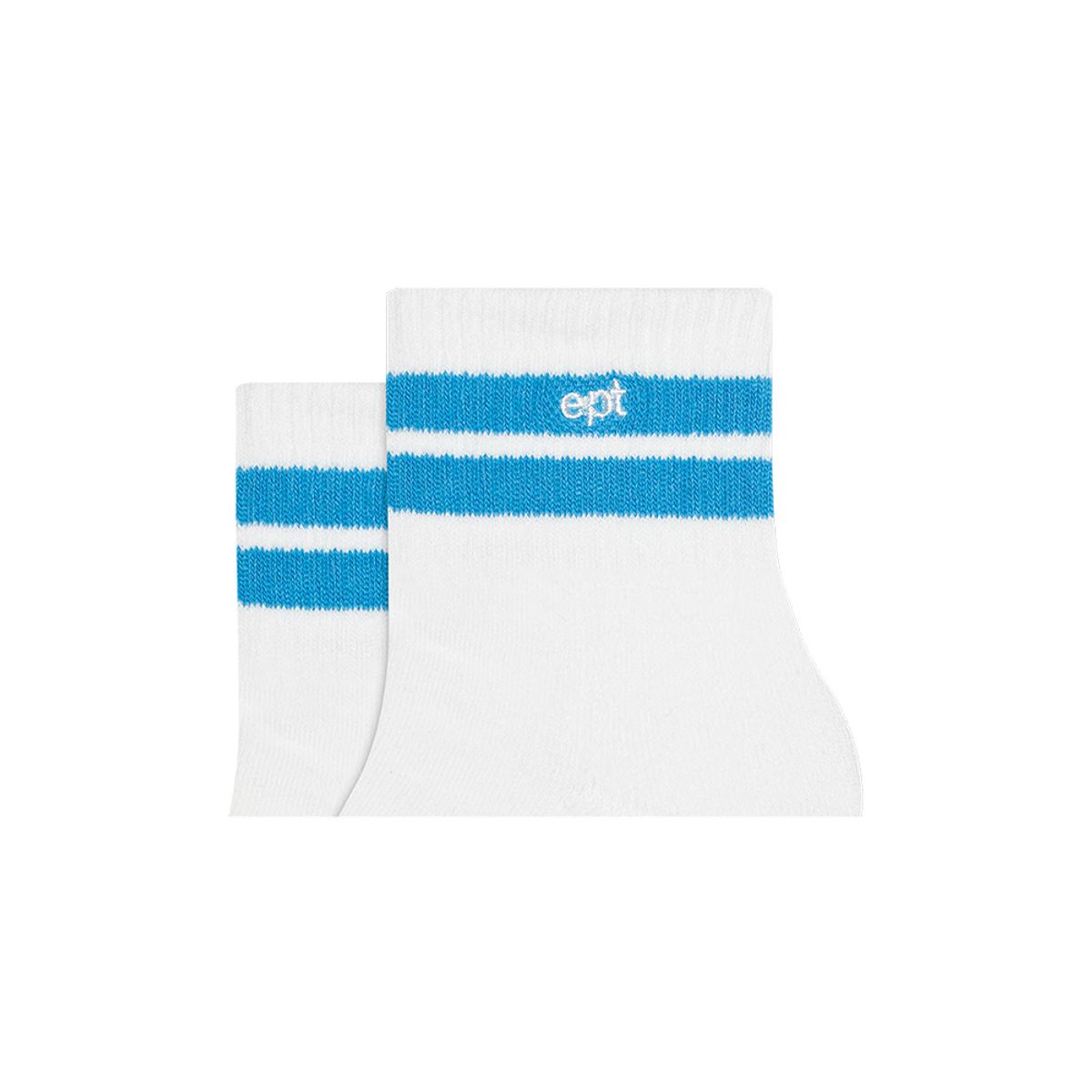 이피티(EPT) DOUBLE LINE SOCKS (WHITE)