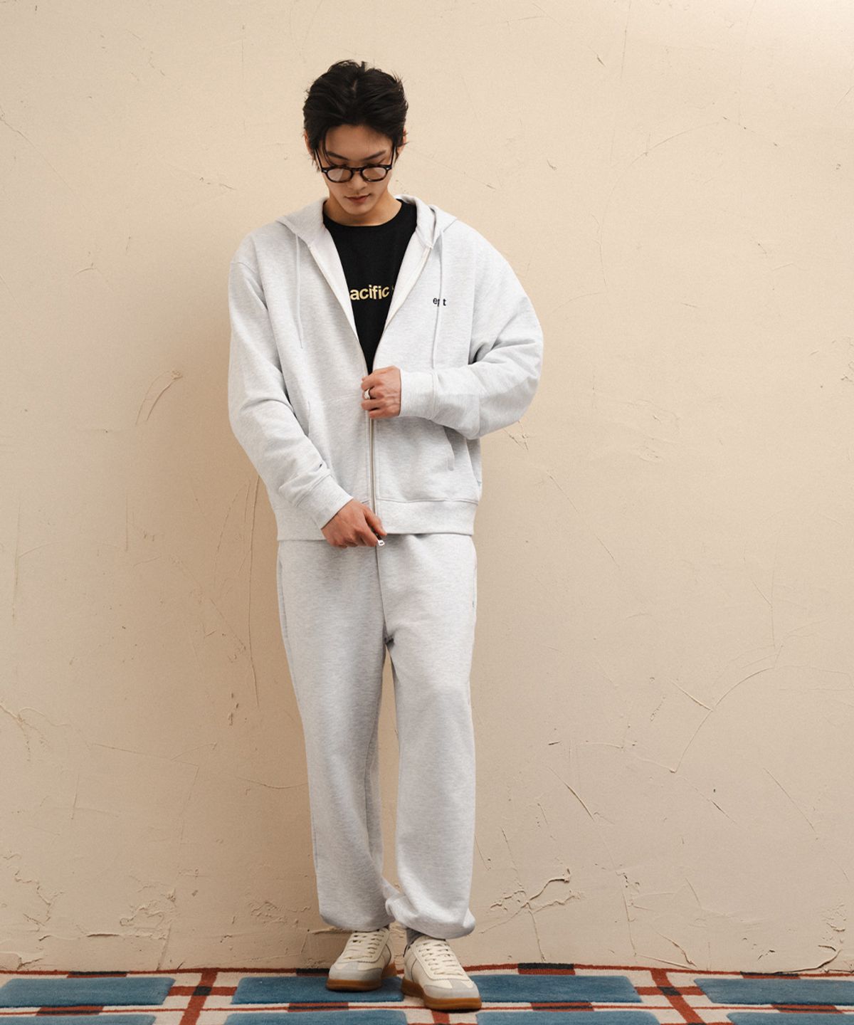 이피티(EPT) CLASSIC HOOD ZIP-UP (H/ASH)
