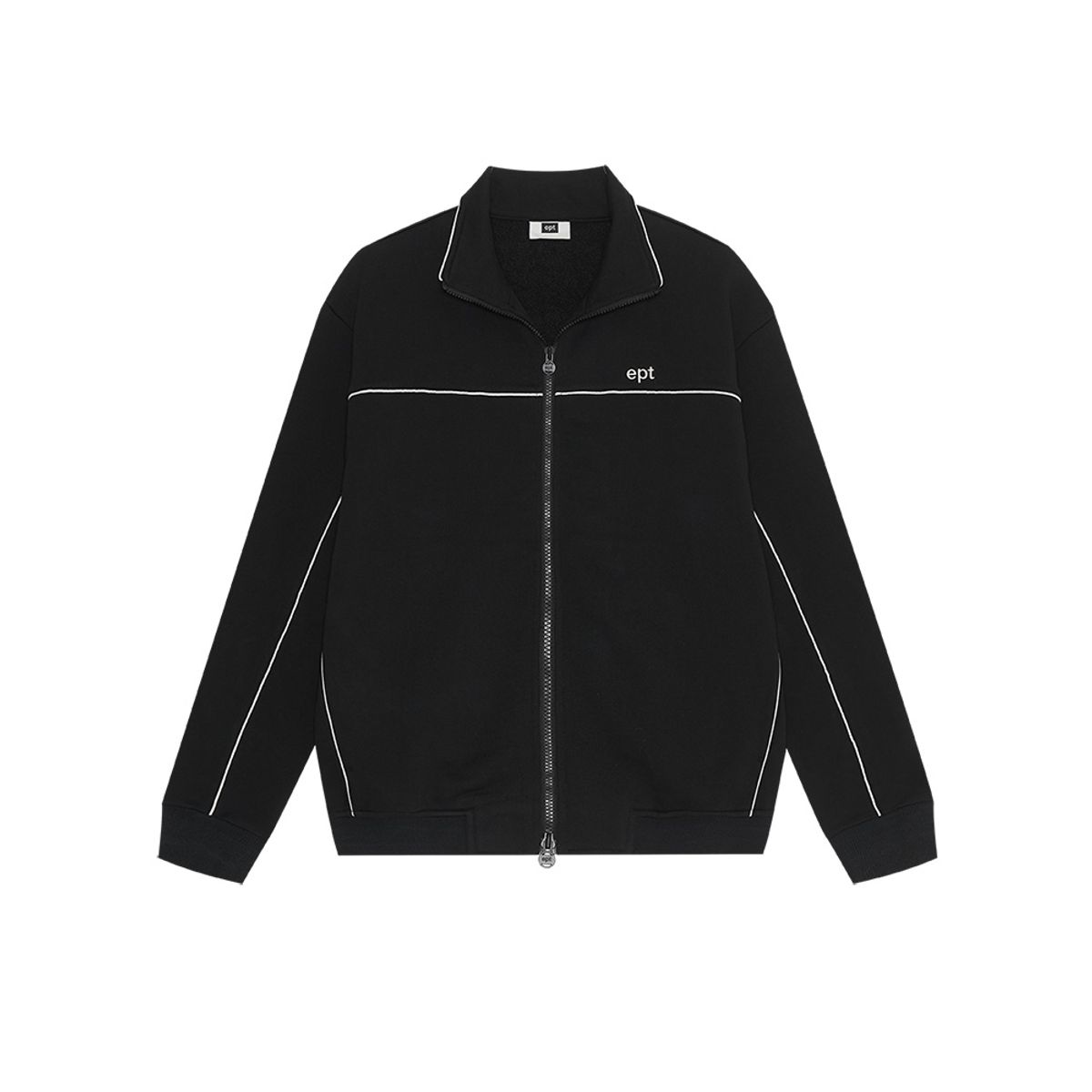 이피티(EPT) PIPING TRACK JACKET (BLACK)