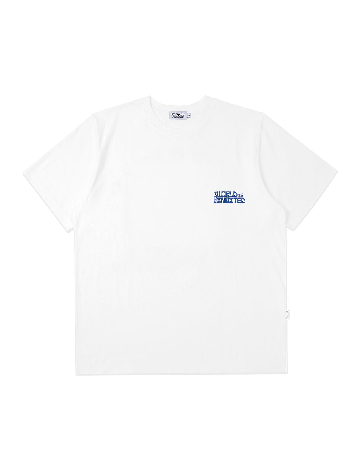 콤팩트 레코드 바(KOMPAKT RECORD BAR) KRB X Elijah Anderson Graphic T-shirt - White