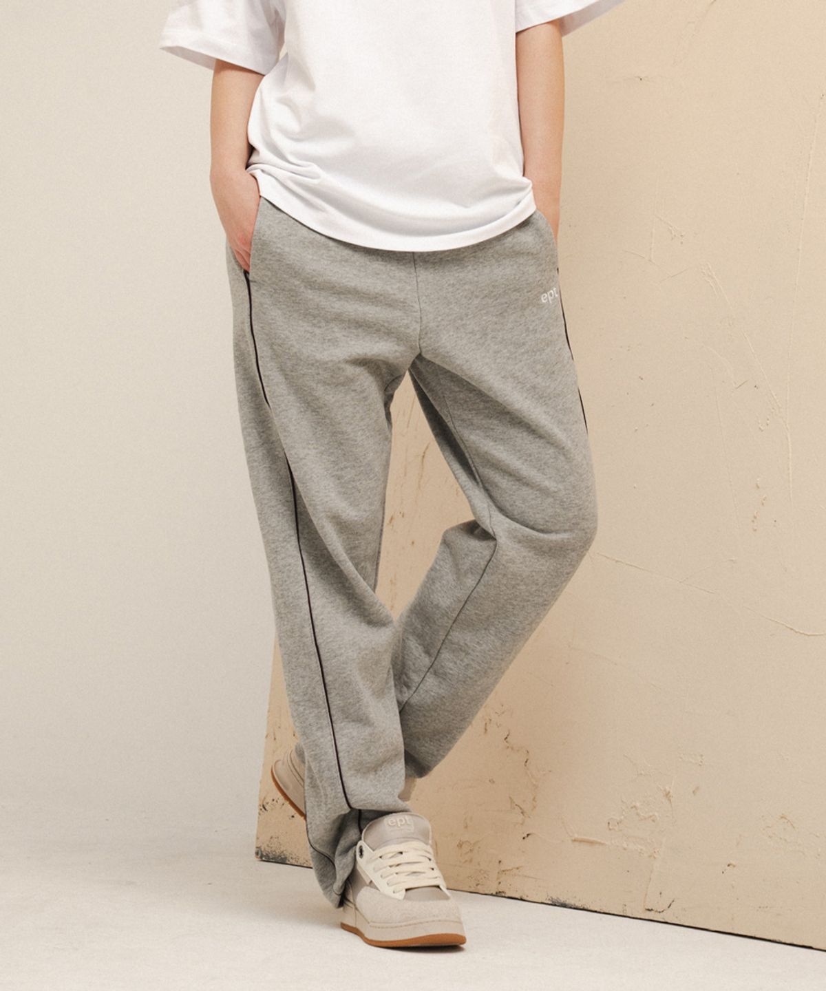 이피티(EPT) PIPING TRACK PANTS (H/GREY)