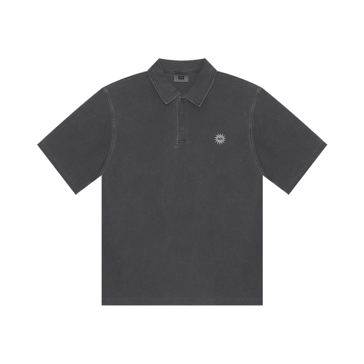 이피티(EPT) SEL PIGMENT SUN LOGO POLO TEE (CHARCOAL)