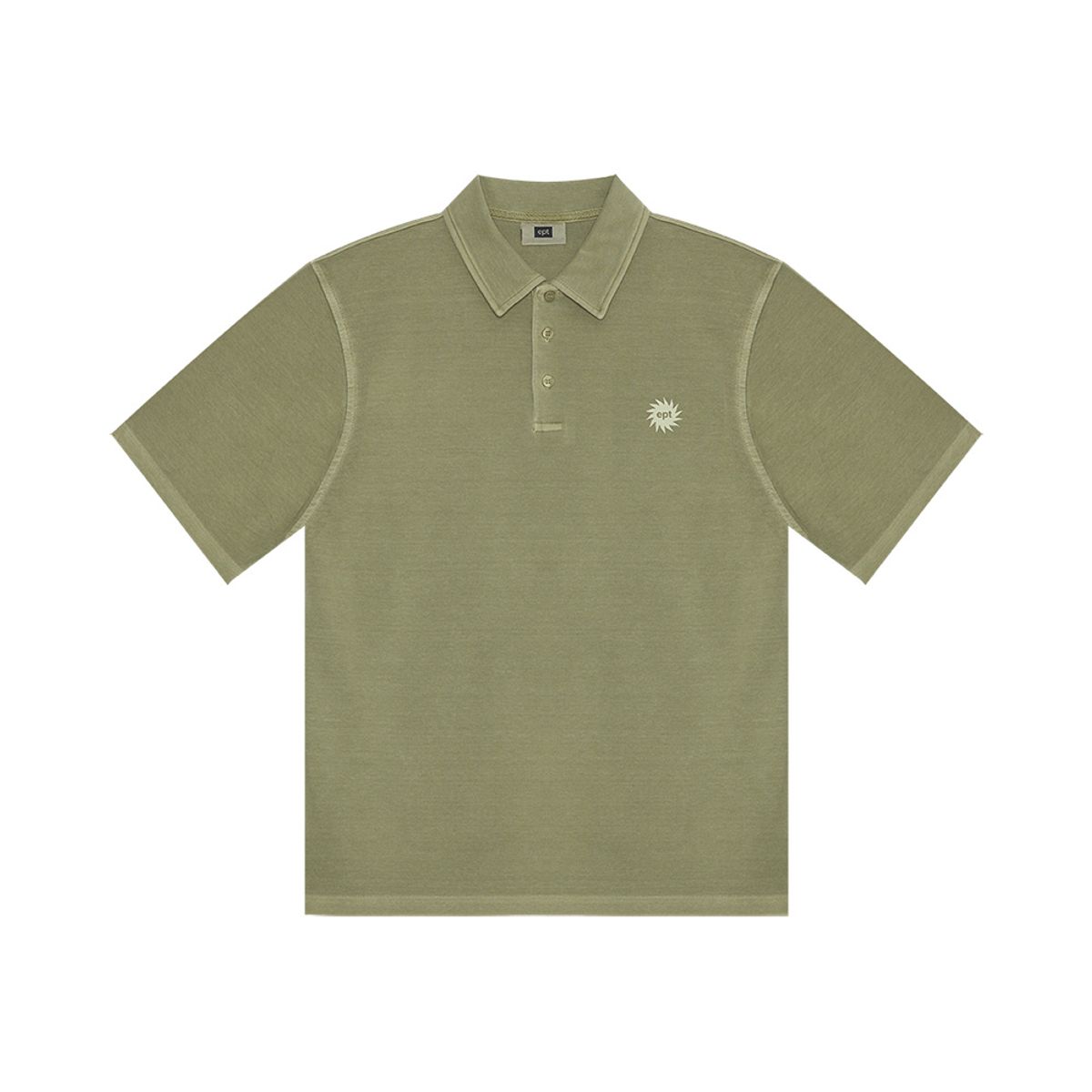 이피티(EPT) SEL PIGMENT SUN LOGO POLO TEE (OLIVE)