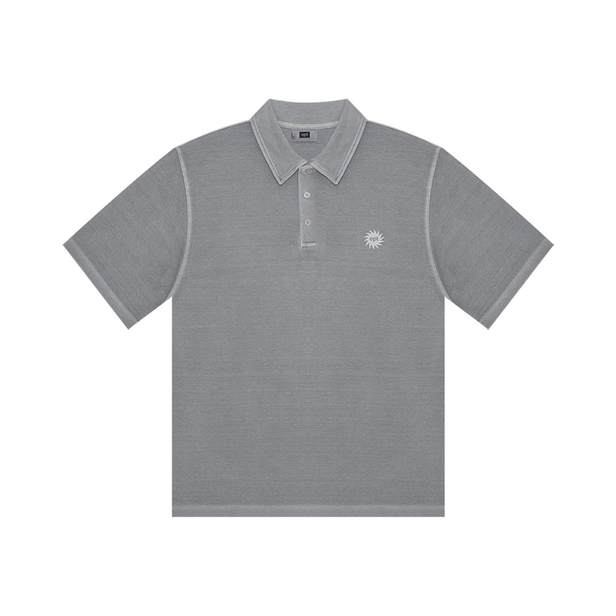 이피티(EPT) SEL PIGMENT SUN LOGO POLO TEE (L/GREY)