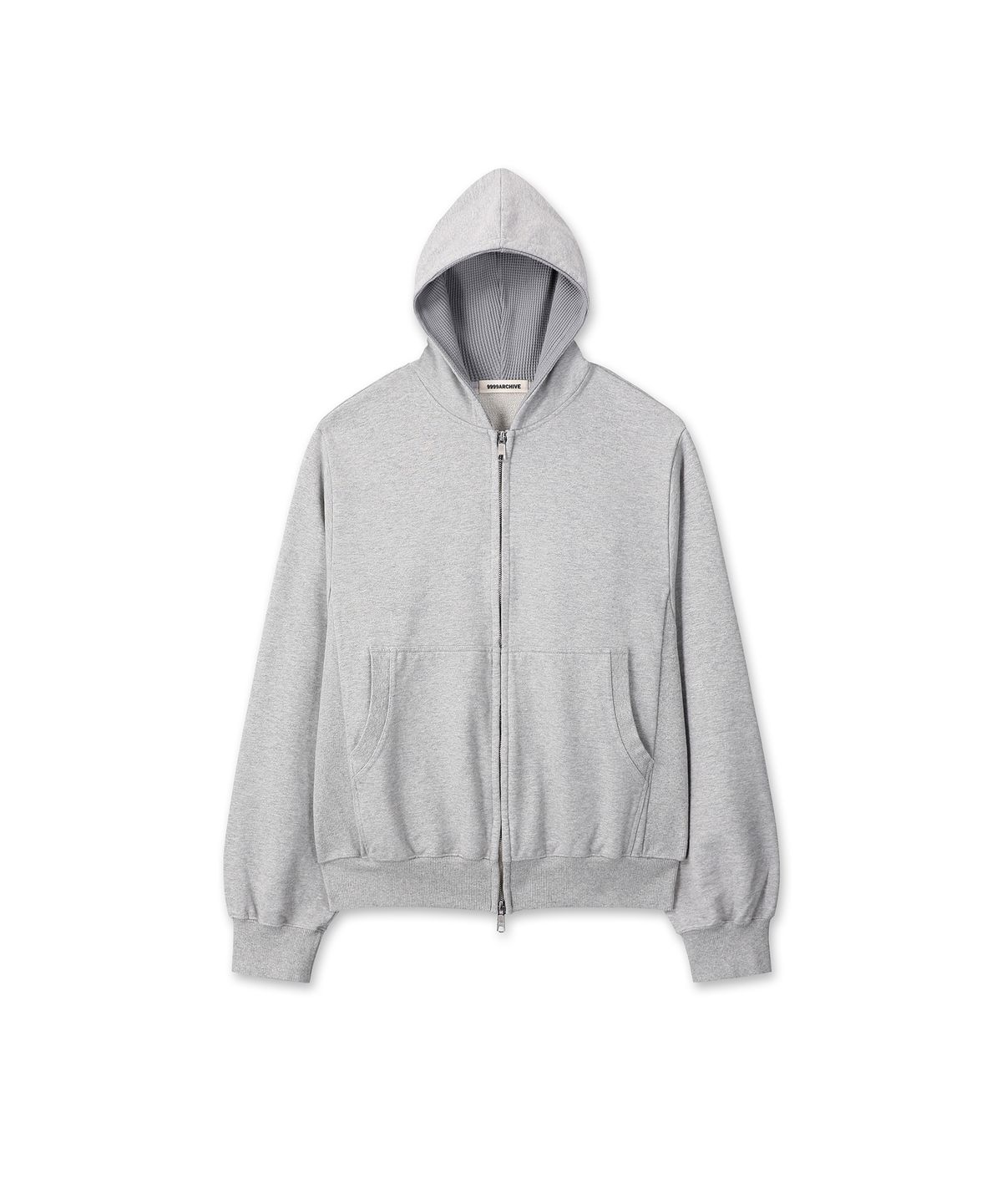 9999아카이브(9999ARCHIVE) Archive Side Slit Hood Zip-Up