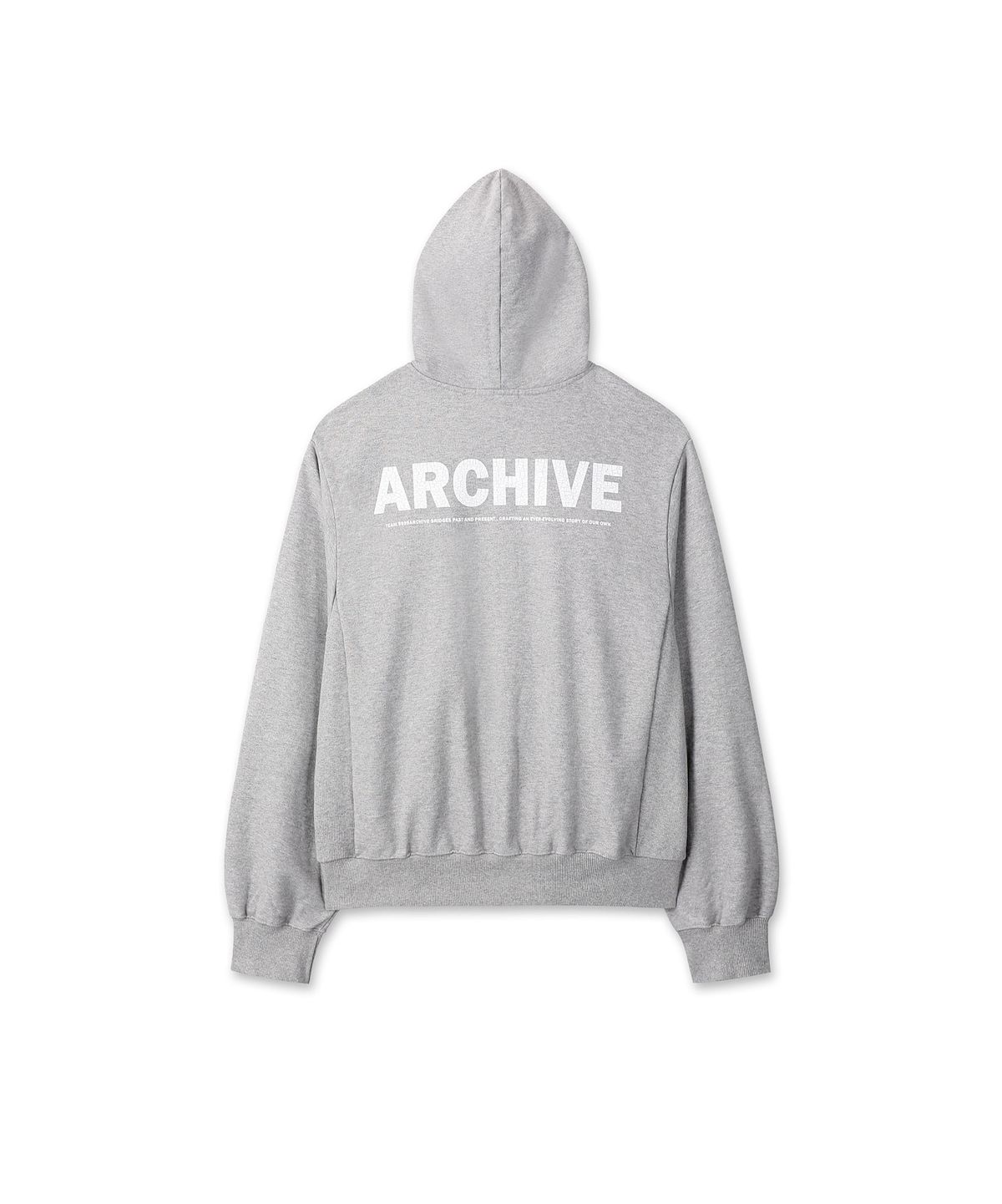 9999아카이브(9999ARCHIVE) Archive Side Slit Hood Zip-Up
