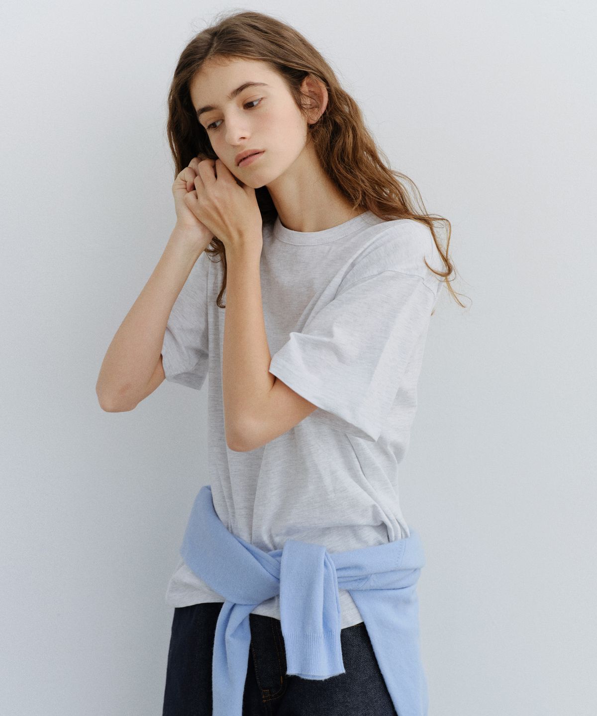 유라고(URAGO) [2PACK] Steady round t-shirt set