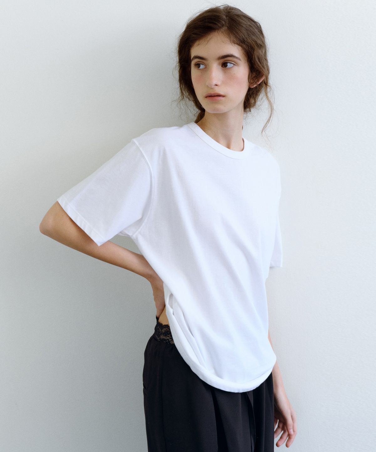 유라고(URAGO) [2PACK] Steady round t-shirt set