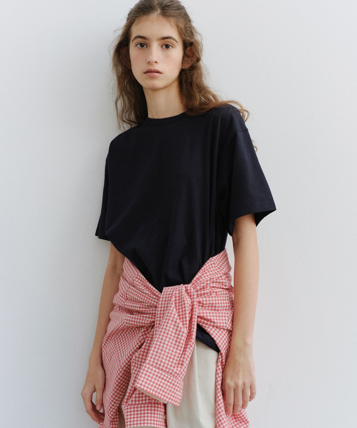 유라고(URAGO) [2PACK] Steady round t-shirt set