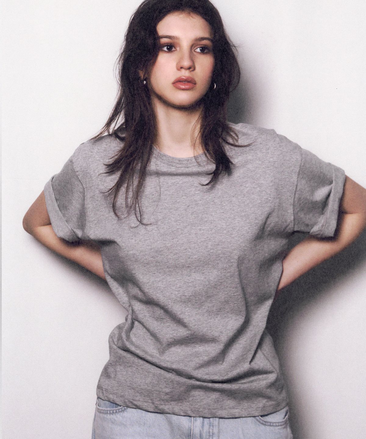 유라고(URAGO) [2PACK] Steady round t-shirt set