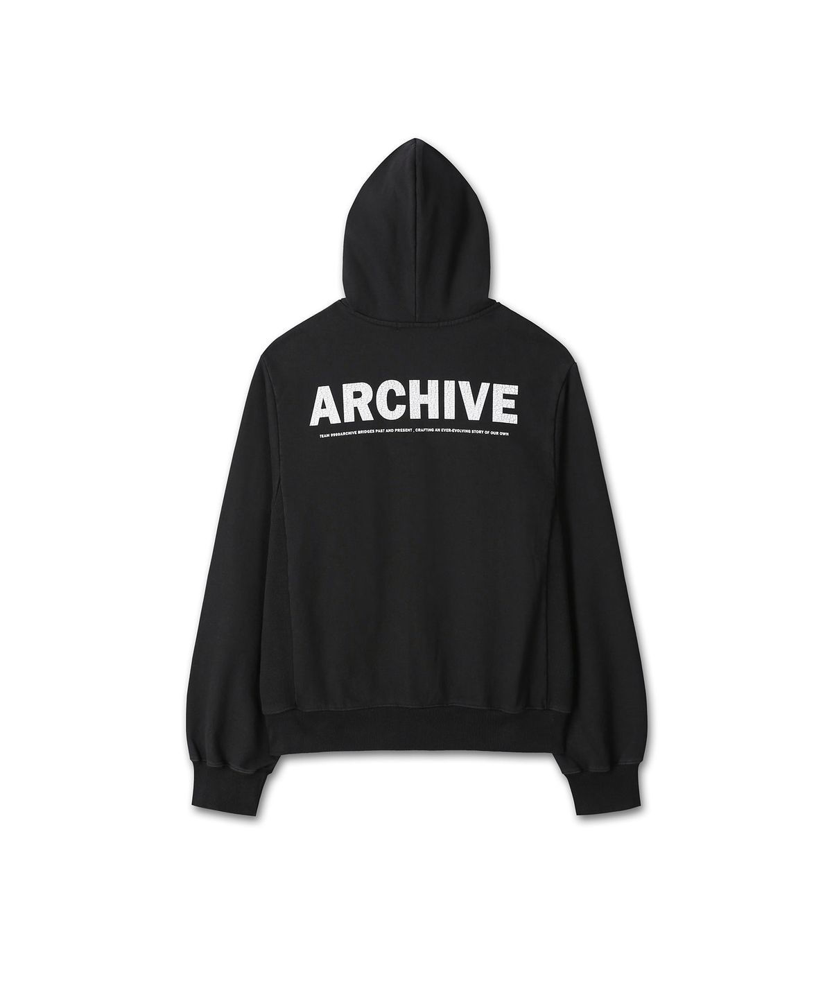 9999아카이브(9999ARCHIVE) Archive Side Slit Hood Zip-Up