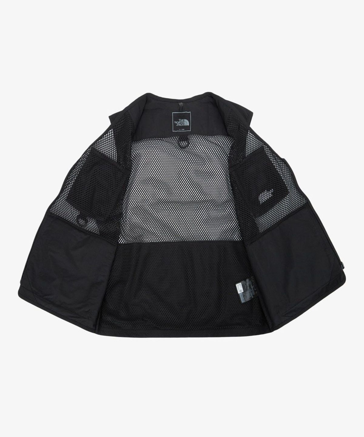 노스페이스(THE NORTH FACE) NV5VS01A 남성 익스플로링 메쉬 베스트 BLACK