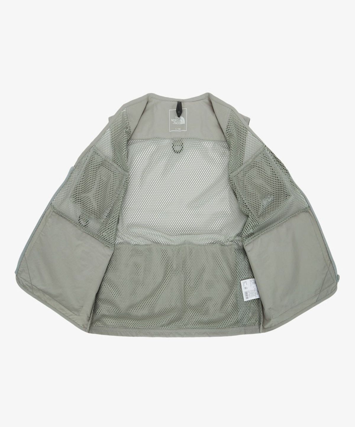 노스페이스(THE NORTH FACE) NV5VS01B 남성 익스플로링 메쉬 베스트 SLATE KHAKI