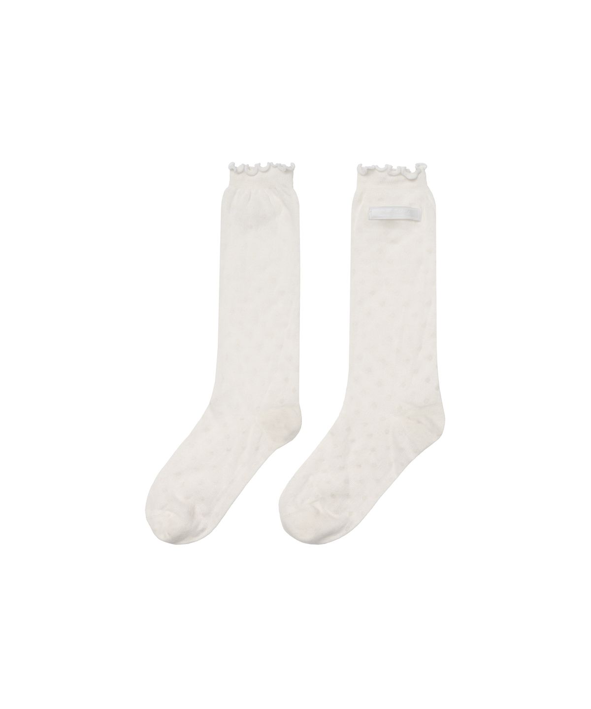 아메스 월드와이드(AMES-WORLDWIDE) CLASSIC SEE-THROUGH DOT LACE SOCKS MULTI