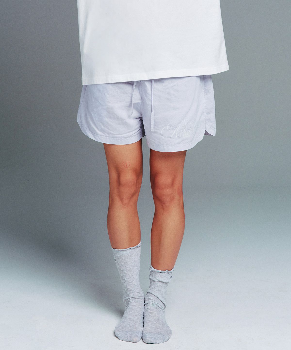 아메스 월드와이드(AMES-WORLDWIDE) CLASSIC STRIPE EASY SHORTS BLUE