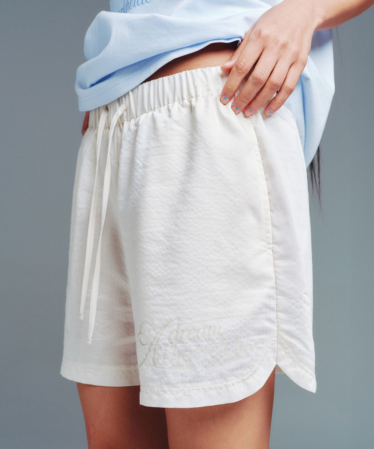 아메스 월드와이드(AMES-WORLDWIDE) CLASSIC STRIPE EASY SHORTS IVORY
