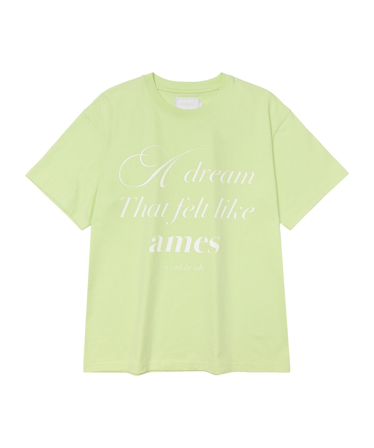아메스 월드와이드(AMES-WORLDWIDE) CLASSIC GRACE TYPO TEE GREEN