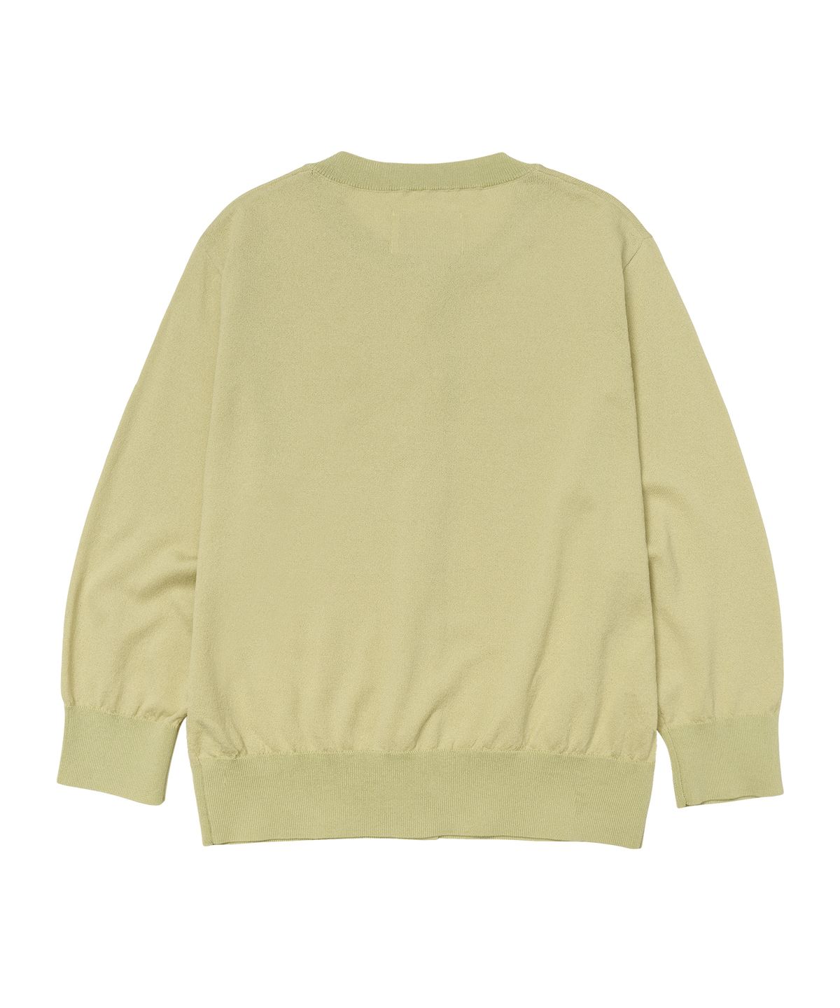 아메스 월드와이드(AMES-WORLDWIDE) CLASSIC 3/4 SLEEVE RUFFLE CARDIGAN GREEN