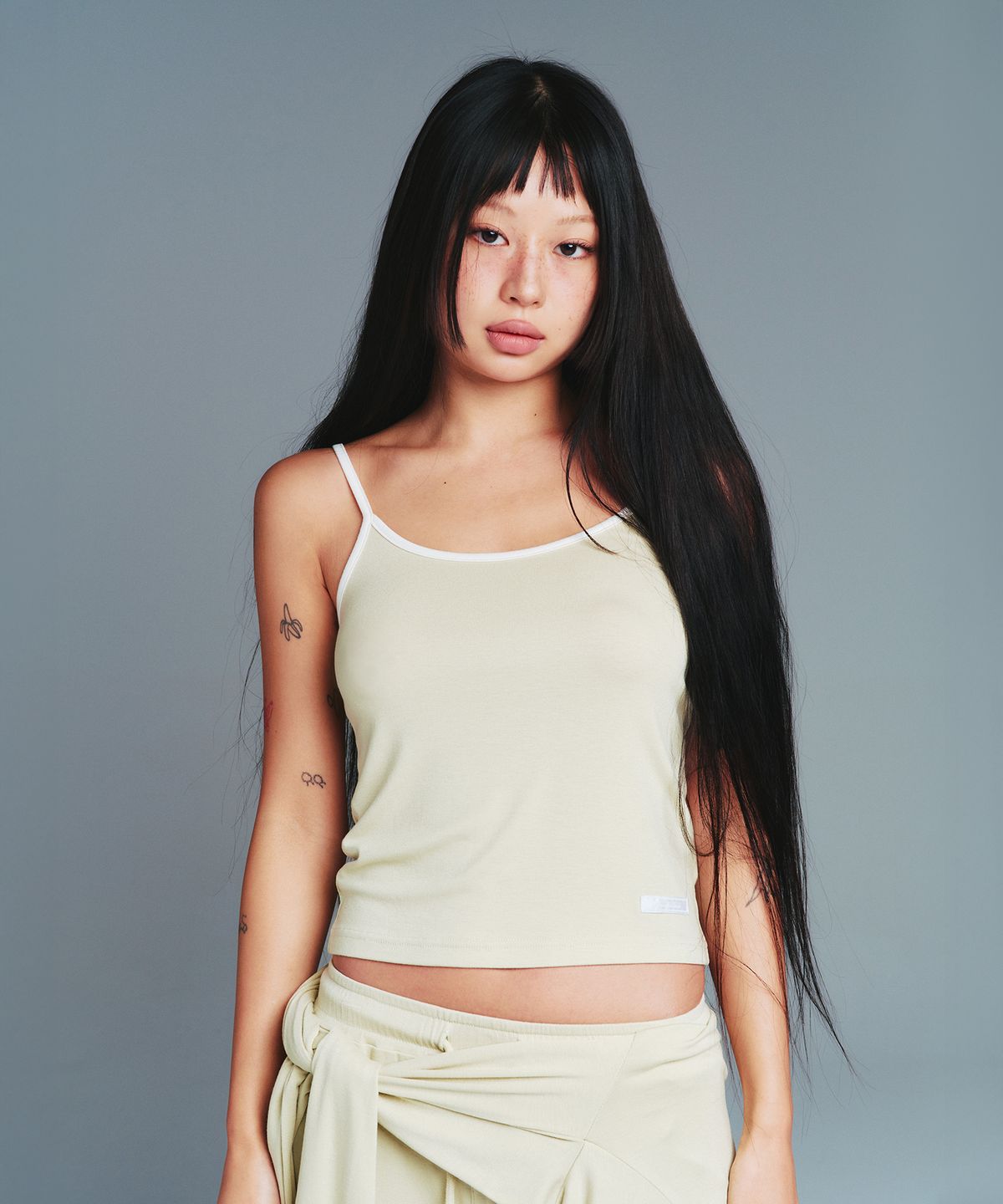 아메스 월드와이드(AMES-WORLDWIDE) CLASSIC CARDIGAN & SLEEVELESS SET LIGHT GREEN