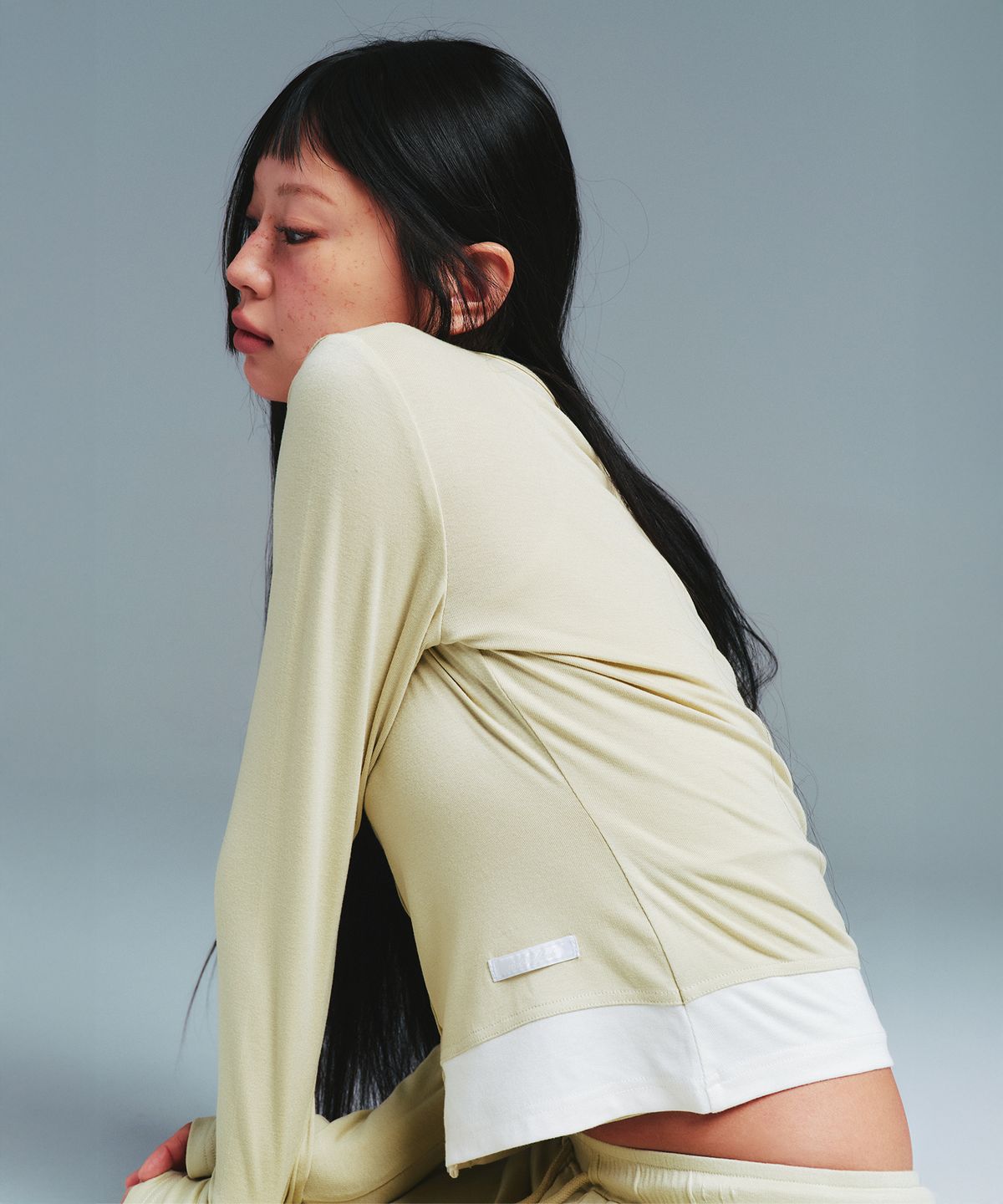 아메스 월드와이드(AMES-WORLDWIDE) CLASSIC CARDIGAN & SLEEVELESS SET LIGHT GREEN