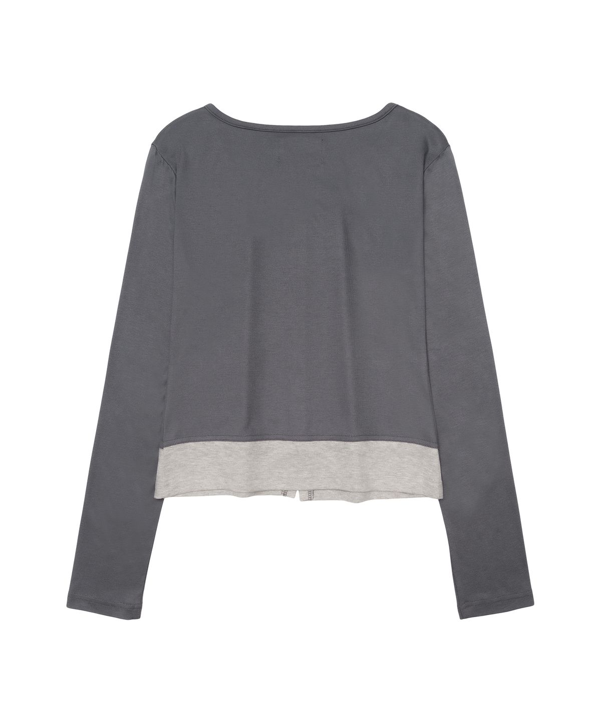 아메스 월드와이드(AMES-WORLDWIDE) CLASSIC CARDIGAN & SLEEVELESS SET CHARCOAL