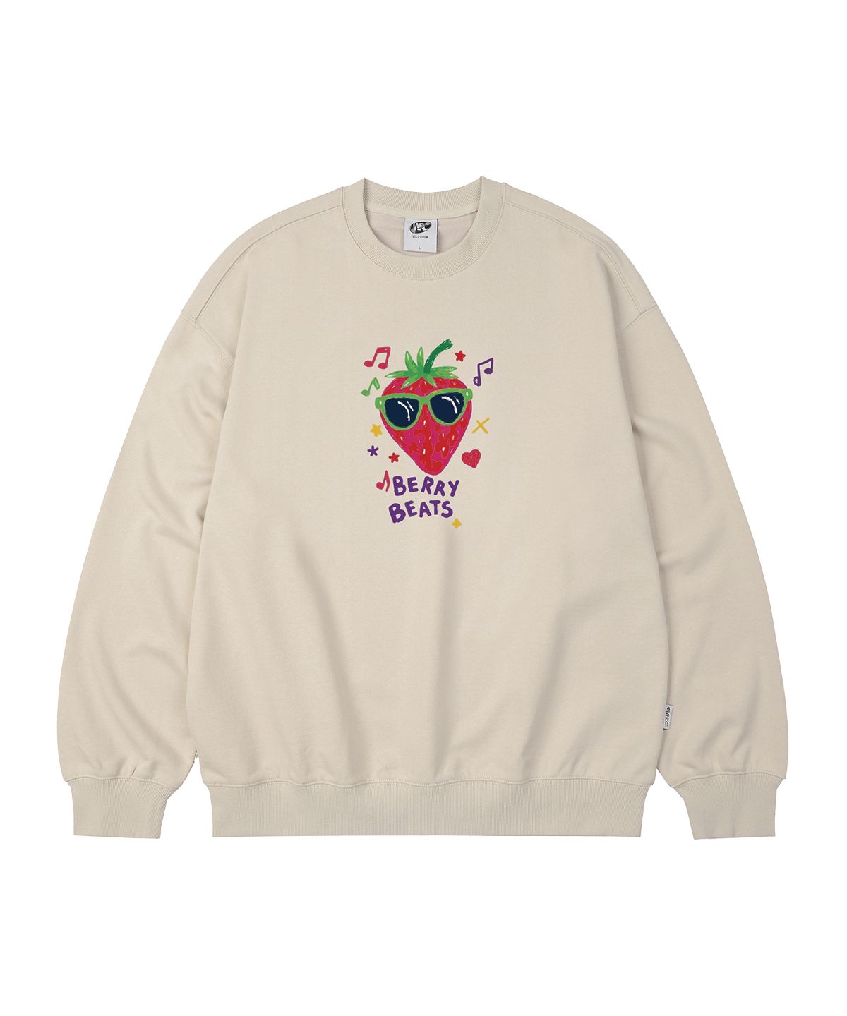 와일드락(WILDROCK) BERRY BEATS 오버핏 맨투맨_7 COL