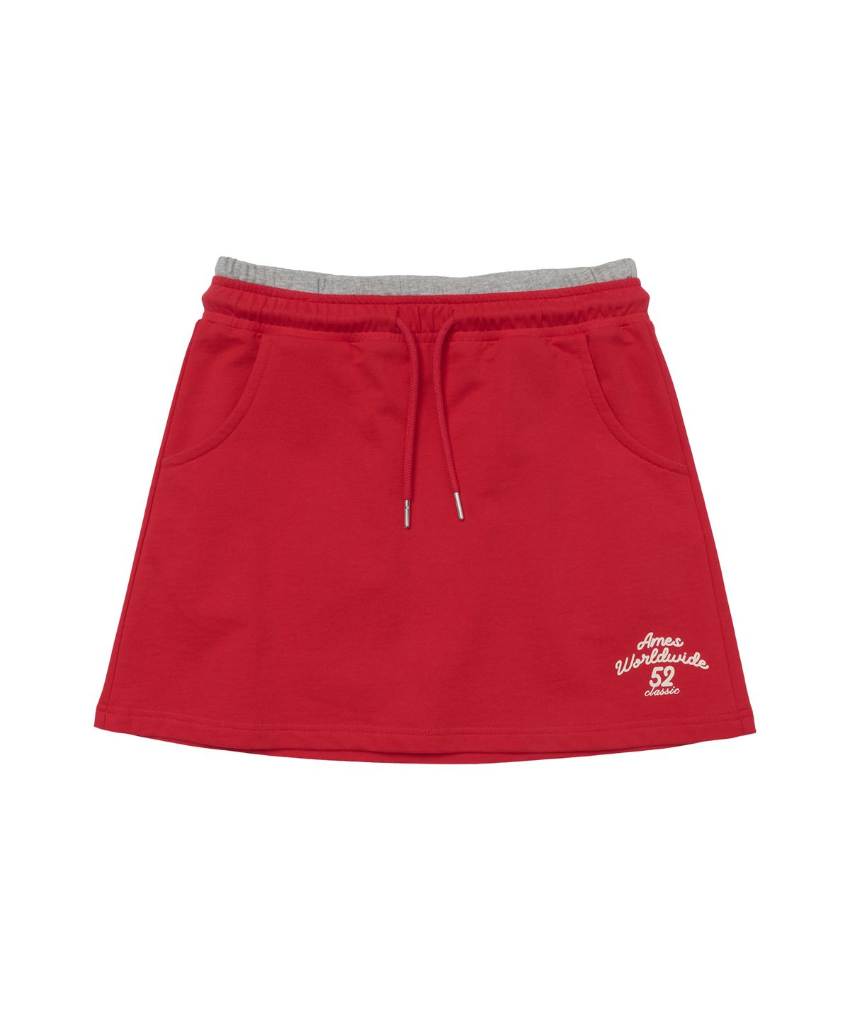 아메스 월드와이드(AMES-WORLDWIDE) CLASSIC MINI SWEAT SKIRT RED