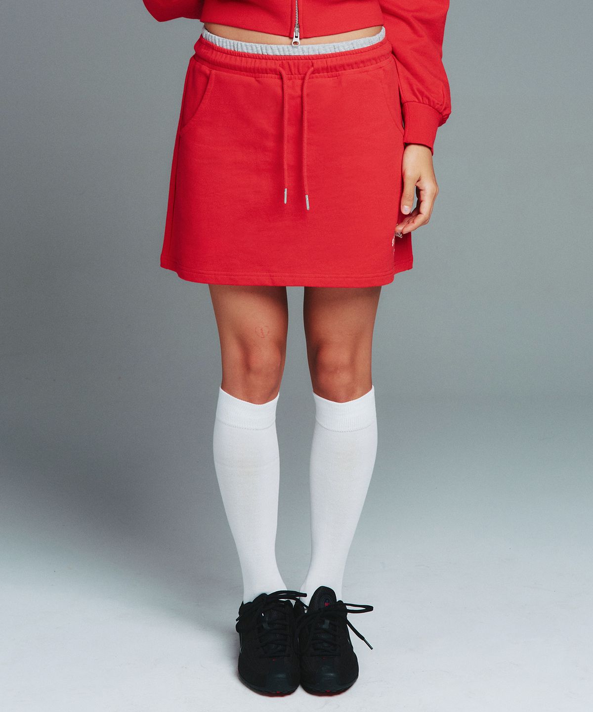 아메스 월드와이드(AMES-WORLDWIDE) CLASSIC MINI SWEAT SKIRT RED