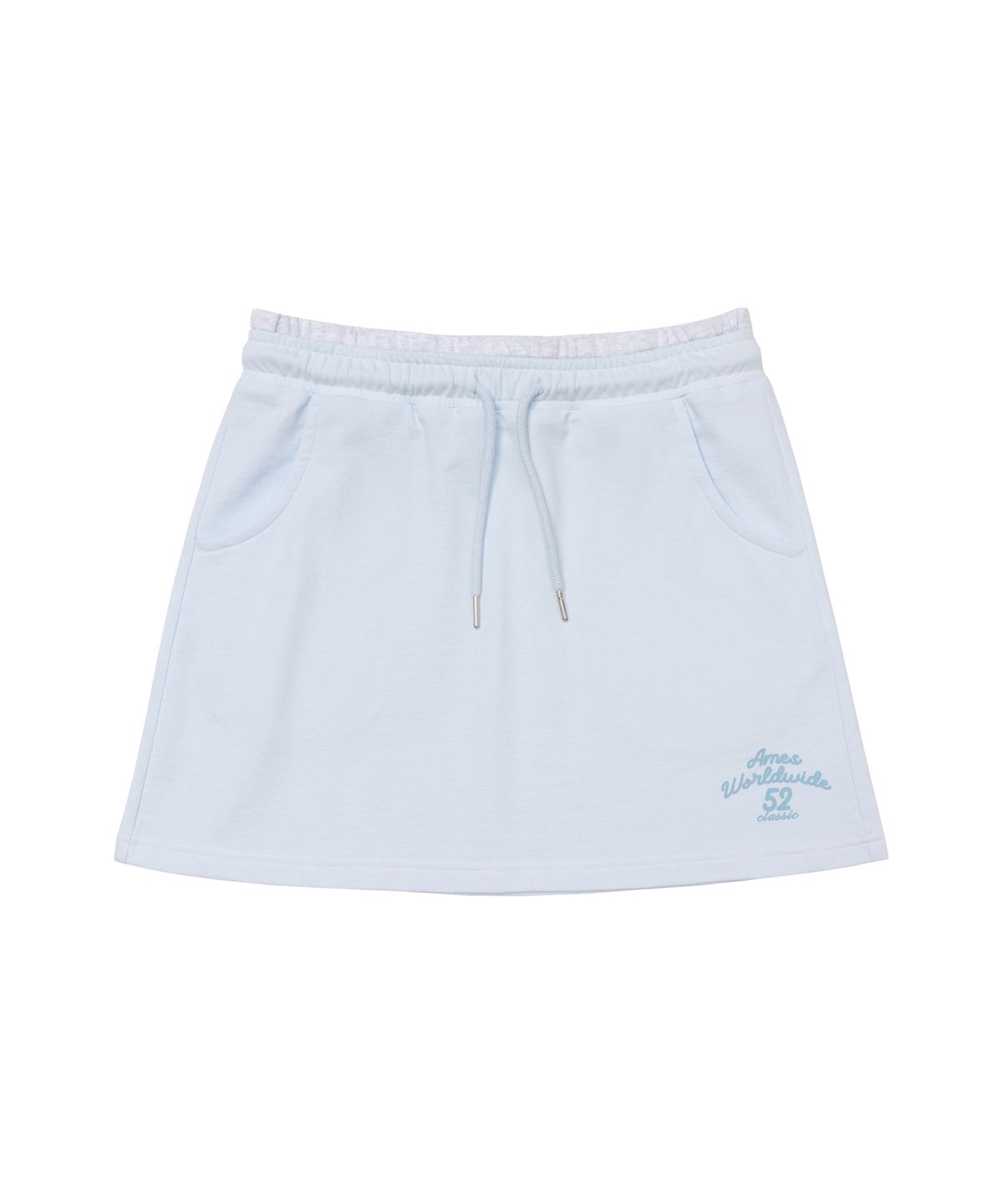 아메스 월드와이드(AMES-WORLDWIDE) CLASSIC MINI SWEAT SKIRT BLUE