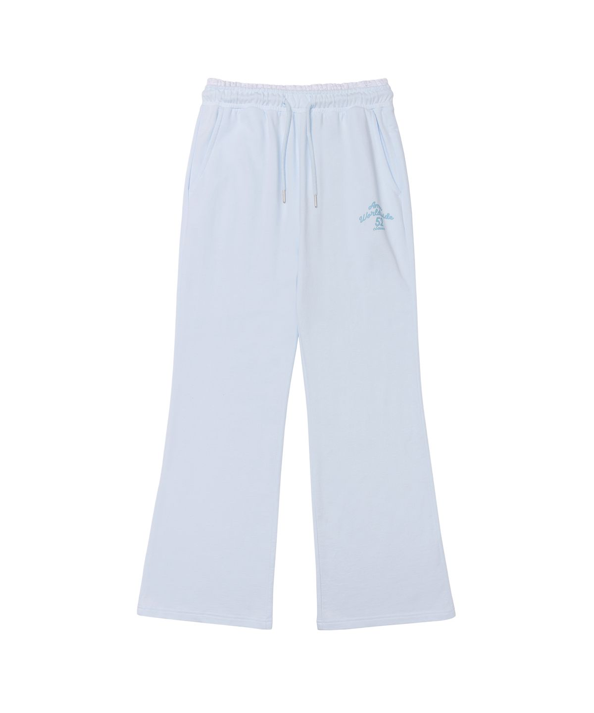 아메스 월드와이드(AMES-WORLDWIDE) CLASSIC SLIM BOOT CUT SWEAT PANTS BLUE